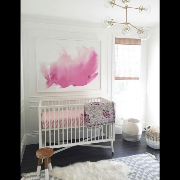 ANEWALL 54” x 68” Green Watercolor Print - COPY - Picture 3 of 5